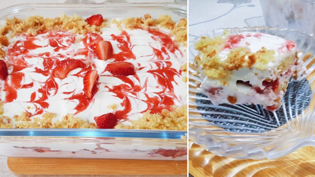 strawberry trifle no cook dessert