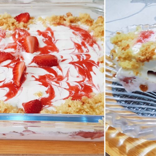 strawberry trifle no cook dessert