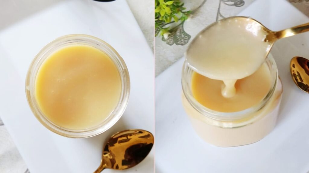Homemade condensed milk